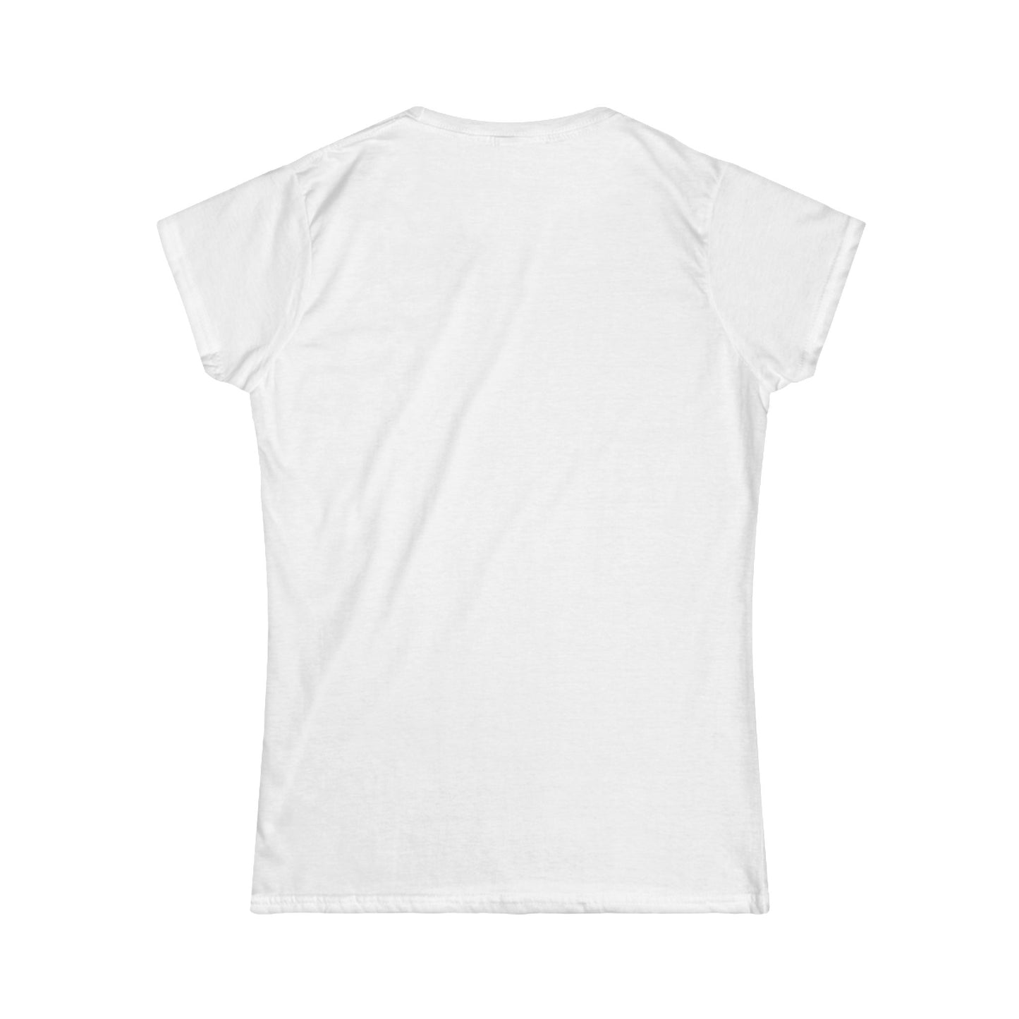 Floral Geometric Women's Softstyle Tee – Perfect for Spring and Casual Wear